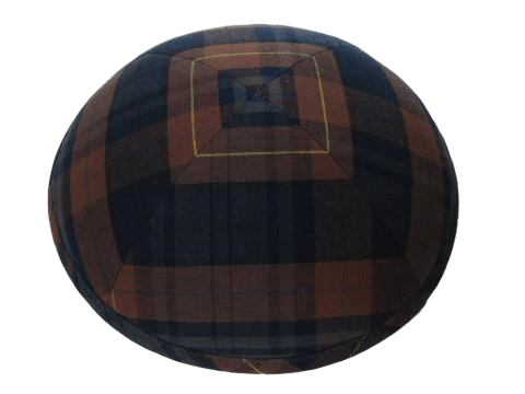 Custom Plaid Kippah